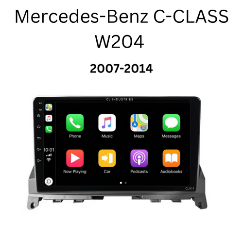 Benz C-Class / W204 (2006-2011) Plug & Play Head Unit Upgrade Kit: Car Radio with Wireless & Wired Apple CarPlay & Android Auto