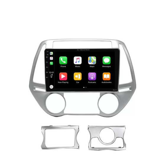 Hyundai i20 (2012-2014) Plug & Play Head Unit Upgrade Kit: Car Radio with Wireless & Wired Apple CarPlay & Android Auto