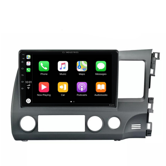 Honda Civic (2007-2011) Plug & Play Head Unit Upgrade Kit: Car Radio with Wireless & Wired Apple CarPlay & Android Auto