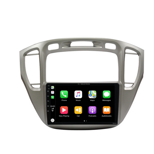 Toyota Kluger 2001-2007 Plug & Play Head Unit Kit with Wireless CarPlay