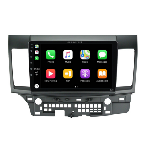 Mitsubishi Lancer (2010-2018) Plug & Play Head Unit Upgrade Kit: Car Radio with Wireless & Wired Apple CarPlay & Android Auto