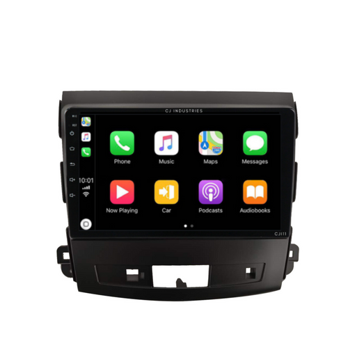Mitsubishi Outlander (2008-2012) Plug & Play Head Unit Upgrade Kit: Car Radio with Wireless & Wired Apple CarPlay & Android Auto
