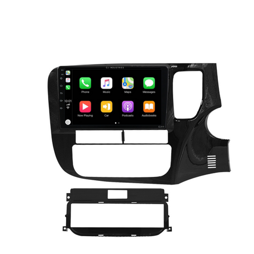 Mitsubishi Outlander (2012-2020) Plug & Play Head Unit Upgrade Kit: Car Radio with Wireless & Wired Apple CarPlay & Android Auto
