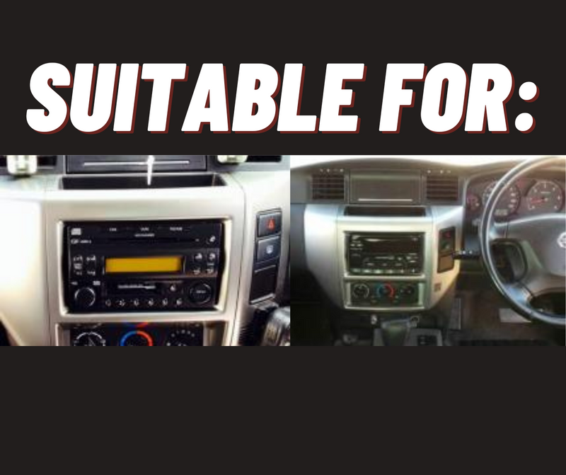 Load image into Gallery viewer, Nissan Patrol Black (2004-2015) Plug & Play Head Unit Upgrade Kit: Car Radio with Wireless & Wired Apple CarPlay & Android Auto