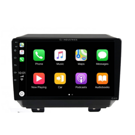 Jeep Wrangler (2018-2020) Plug & Play Head Unit Upgrade Kit: Car Radio with Wireless & Wired Apple CarPlay & Android Auto