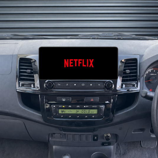 Toyota Hilux N70 Digital & Manual AC (2005-2014) 12.3" HD Plug & Play Head Unit Upgrade Kit: Car Radio with Wireless & Wired Apple CarPlay & Android Auto