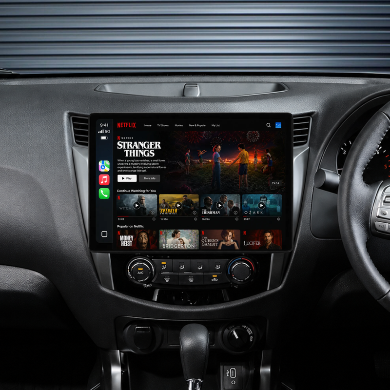 Load image into Gallery viewer, Nissan Navara / NP300 / STX 13.1" HD Large (2015-2022) Plug &amp; Play Head Unit Upgrade Kit: Car Radio with Wireless &amp; Wired Apple CarPlay &amp; Android Auto
