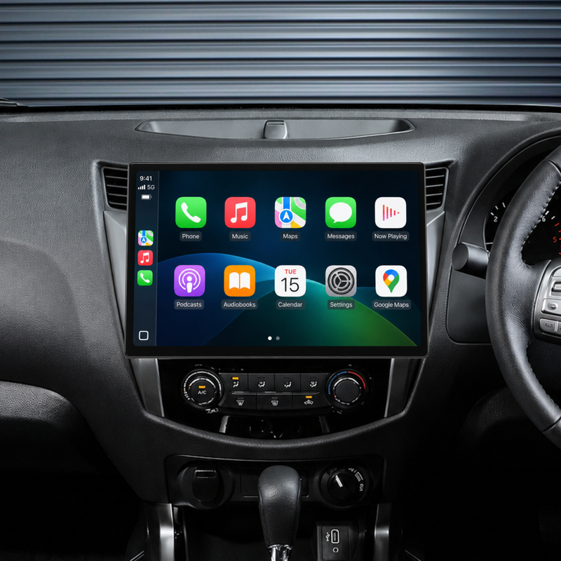 Load image into Gallery viewer, Nissan Navara / NP300 / STX 13.1" HD Large (2015-2022) Plug &amp; Play Head Unit Upgrade Kit: Car Radio with Wireless &amp; Wired Apple CarPlay &amp; Android Auto
