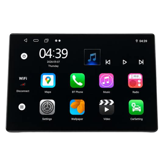 CJ INDUSTRIES 13.1" HD Premium Head Unit with Wireless Apple CarPlay & Android Auto - Universal Head Unit Only