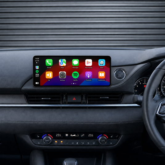 Mazda 6 12.3" HD (2018-2024) Plug & Play Head Unit Upgrade Kit: Car Radio with Wireless & Wired Apple CarPlay & Android Auto