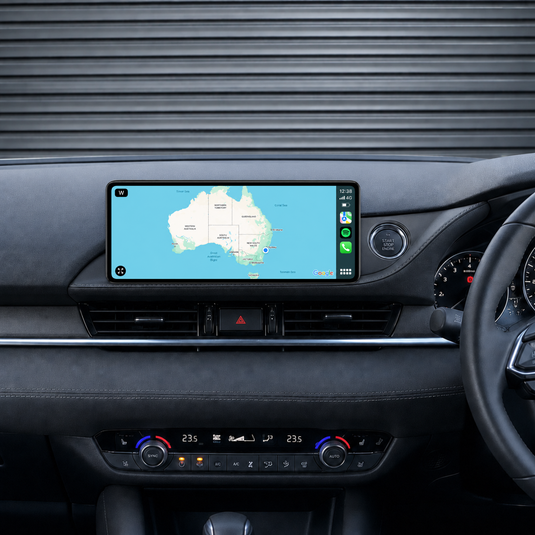 Mazda 6 12.3" HD (2018-2024) Plug & Play Head Unit Upgrade Kit: Car Radio with Wireless & Wired Apple CarPlay & Android Auto
