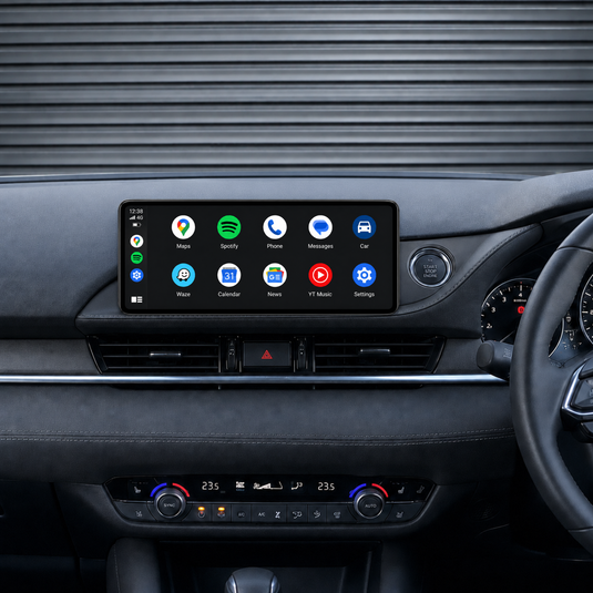 Mazda 6 12.3" HD (2018-2024) Plug & Play Head Unit Upgrade Kit: Car Radio with Wireless & Wired Apple CarPlay & Android Auto