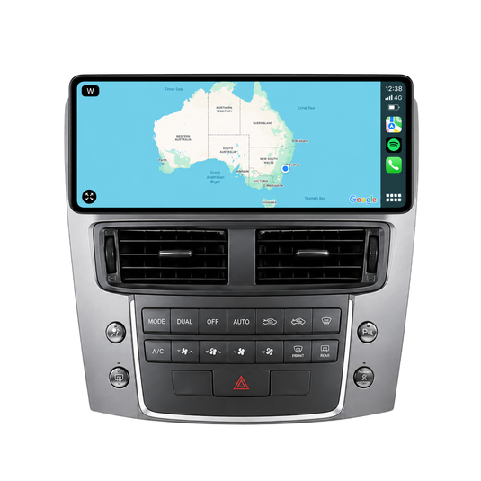 Lexus IS250 IS300  12.3" HD (2005-2013) Plug & Play Head Unit Upgrade Kit: Car Radio with Wireless & Wired Apple CarPlay & Android Auto