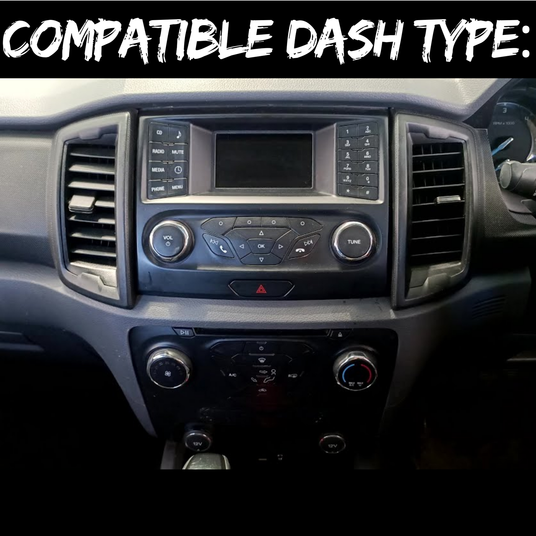 Ford Ranger PX2 / Everest (20152019) Plug & Play Head Unit Upgrade Ki CJ INDUSTRIES