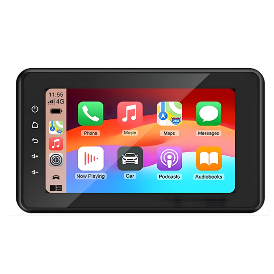 CJ INDUSTRIES 8” Waterproof Marine CarPlay & Android Auto Touchscreen Radio | Bluetooth Boat / Caravan Stereo | AM/FM | RCA Outputs