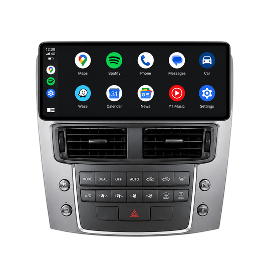Lexus IS250 IS300  12.3" HD (2005-2013) Plug & Play Head Unit Upgrade Kit: Car Radio with Wireless & Wired Apple CarPlay & Android Auto