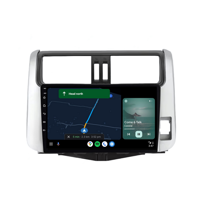 Load image into Gallery viewer, Toyota Prado (2010-2013) Plug &amp; Play Head Unit Upgrade Kit: Car Radio with Wireless &amp; Wired Apple CarPlay &amp; Android Auto
