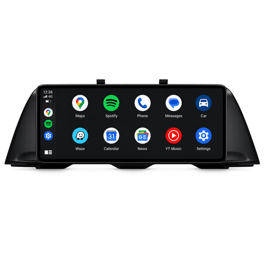 BMW 5 Series F10 F11 (2011-2017) 12.3" HD Plug & Play Apple CarPlay & Android Auto Head Unit Upgrade Kit – Wireless Touchscreen GPS Stereo Replacement