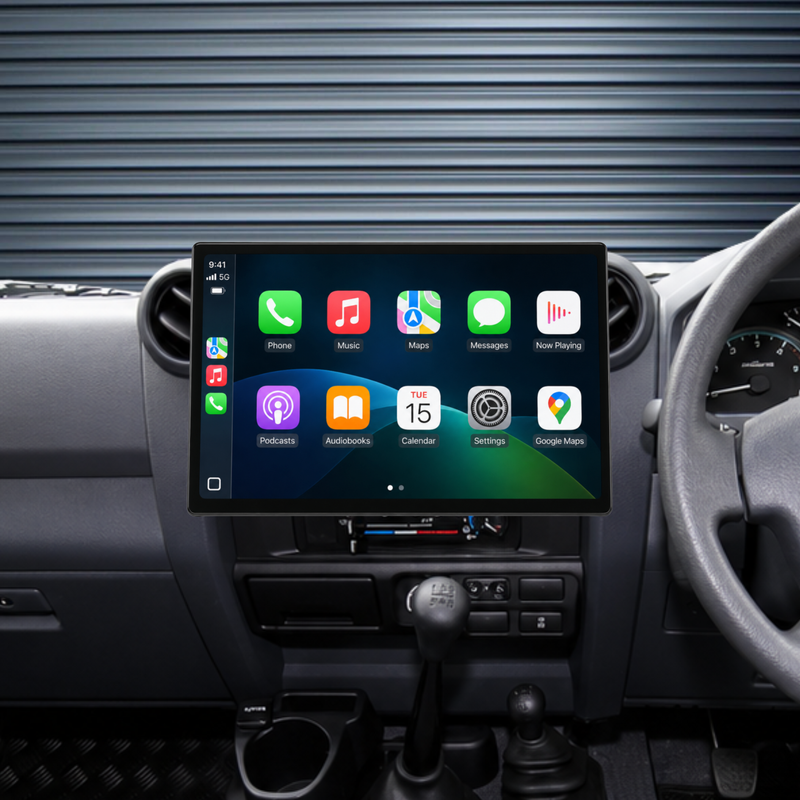 Load image into Gallery viewer, Toyota Landcruiser 79/78/76/70 13.1" HD ULTRA-LARGE (2009-2026) Plug &amp; Play Head Unit Upgrade Kit: Car Radio with Wireless &amp; Wired Apple CarPlay &amp; Android Auto
