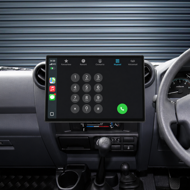 Load image into Gallery viewer, Toyota Landcruiser 79/78/76/70 13.1" HD ULTRA-LARGE (2009-2026) Plug &amp; Play Head Unit Upgrade Kit: Car Radio with Wireless &amp; Wired Apple CarPlay &amp; Android Auto
