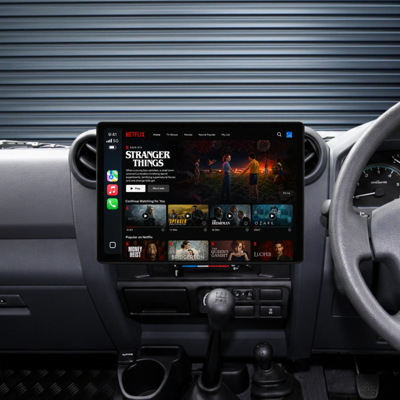 Load image into Gallery viewer, Toyota Landcruiser 79/78/76/70 13.1" HD ULTRA-LARGE (2009-2026) Plug &amp; Play Head Unit Upgrade Kit: Car Radio with Wireless &amp; Wired Apple CarPlay &amp; Android Auto
