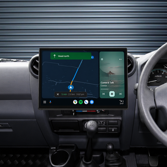 Toyota Landcruiser 79/78/76/70 13.1" HD ULTRA-LARGE (2009-2026) Plug & Play Head Unit Upgrade Kit: Car Radio with Wireless & Wired Apple CarPlay & Android Auto