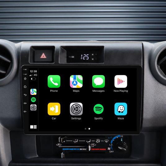 Toyota Landcruiser 79/78/76/70 (2024+ FACELIFT) Plug & Play Head Unit Upgrade Kit: Car Radio with Wireless & Wired Apple CarPlay & Android Auto