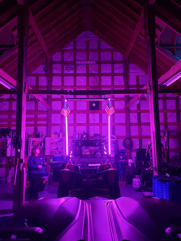 LED RGB 4x4 Antenna Whip Lights (3,4,5,6 Foot)