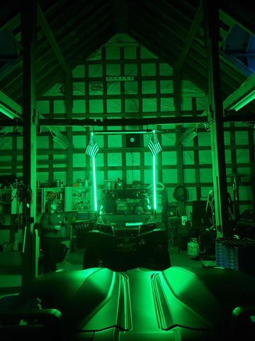 LED RGB 4x4 Antenna Whip Lights (3,4,5,6 Foot)