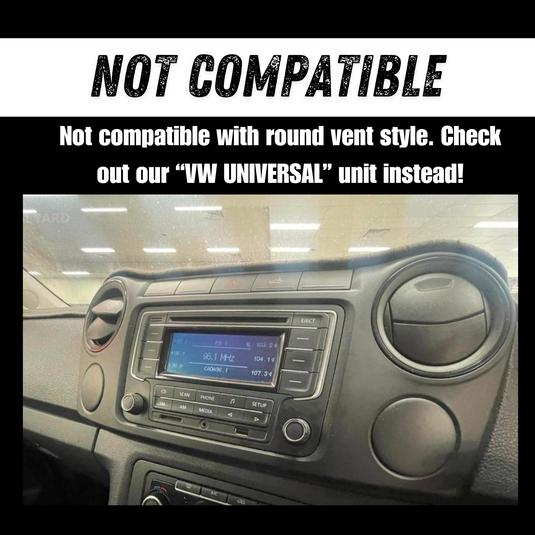 Volkswagen Amarok (2016-2021) Plug & Play Head Unit Upgrade Kit: Car Radio with Wireless & Wired Apple CarPlay & Android Auto