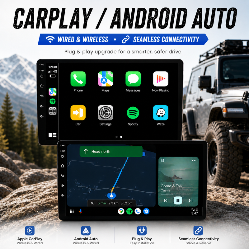 Load image into Gallery viewer, Toyota RAV4 (2019-2025) Plug &amp; Play Head Unit Upgrade Kit: Car Radio with Wireless &amp; Wired Apple CarPlay &amp; Android Auto
