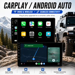 Mercedes Benz S-Class / W220 (1998-2005) Plug & Play Head Unit Upgrade Kit: Car Radio with Wireless & Wired Apple CarPlay & Android Auto