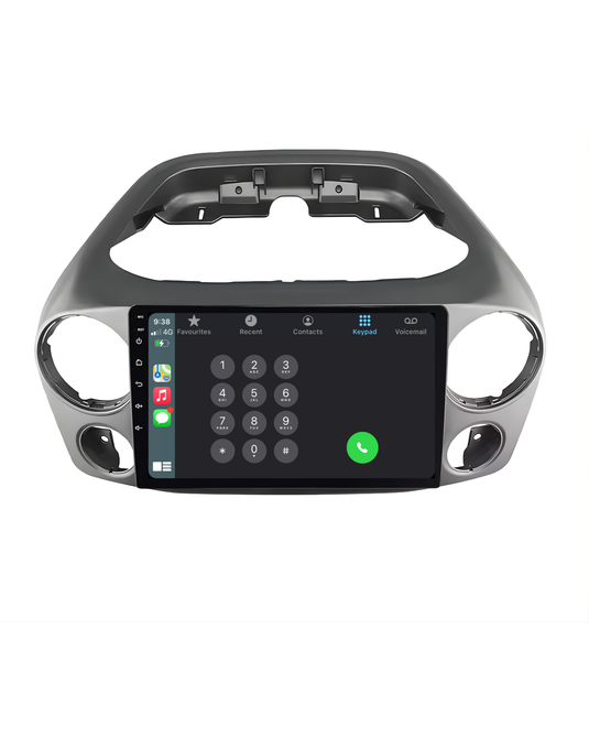 Volkswagen Amarok (2010-2015) Plug & Play Head Unit Upgrade Kit: Car Radio with Wireless & Wired Apple CarPlay & Android Auto