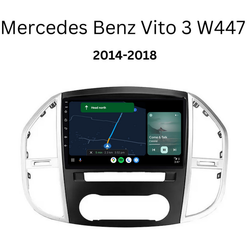 Load image into Gallery viewer, Mercedes Benz Vito W447 (2014-2020) Plug &amp; Play Head Unit Upgrade Kit: Car Radio with Wireless &amp; Wired Apple CarPlay &amp; Android Auto
