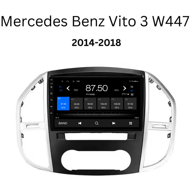 Load image into Gallery viewer, Mercedes Benz Vito W447 (2014-2020) Plug &amp; Play Head Unit Upgrade Kit: Car Radio with Wireless &amp; Wired Apple CarPlay &amp; Android Auto
