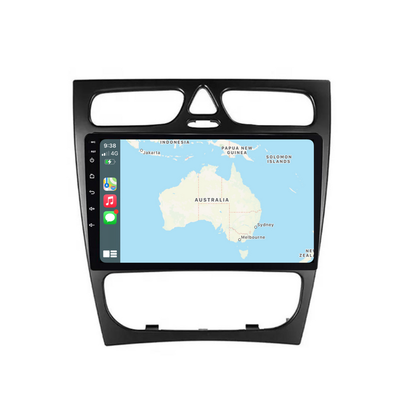 Load image into Gallery viewer, Benz C-Class / W203 / CLK / CL209 (2000-2004) Plug &amp; Play Head Unit Upgrade Kit: Car Radio with Wireless &amp; Wired Apple CarPlay &amp; Android Auto
