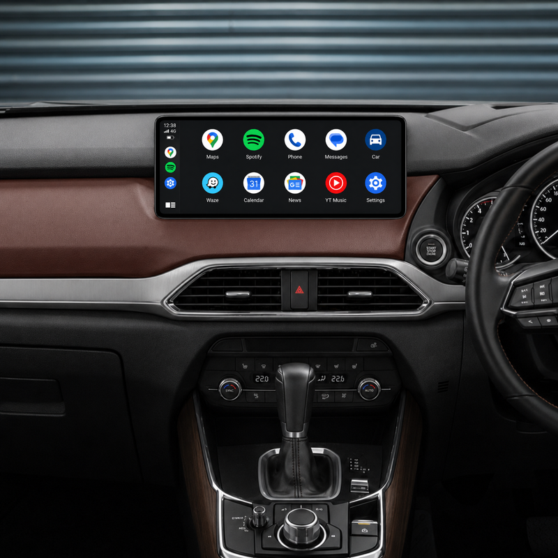 Load image into Gallery viewer, Mazda CX-9 (2016-2023) 12.3" Large Screen HD Plug &amp; Play Head Unit Upgrade Kit: Car Radio with Wireless &amp; Wired Apple CarPlay &amp; Android Auto
