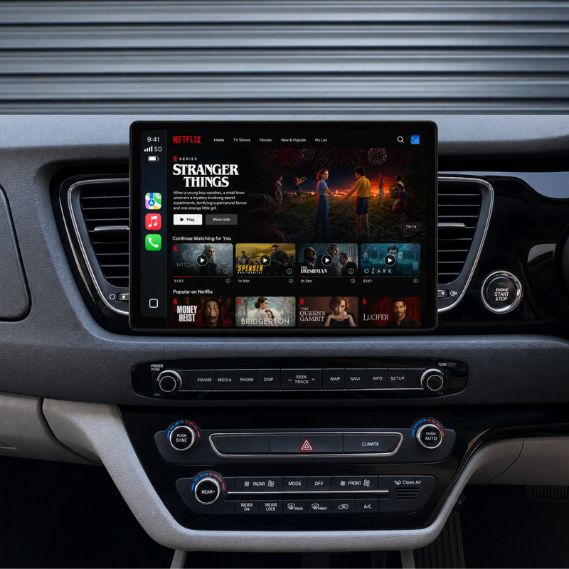 Load image into Gallery viewer, Kia Carnival 13.1" Screen HD (2015-2020) Plug &amp; Play Head Unit Upgrade Kit: Car Radio with Wireless &amp; Wired Apple CarPlay &amp; Android Auto
