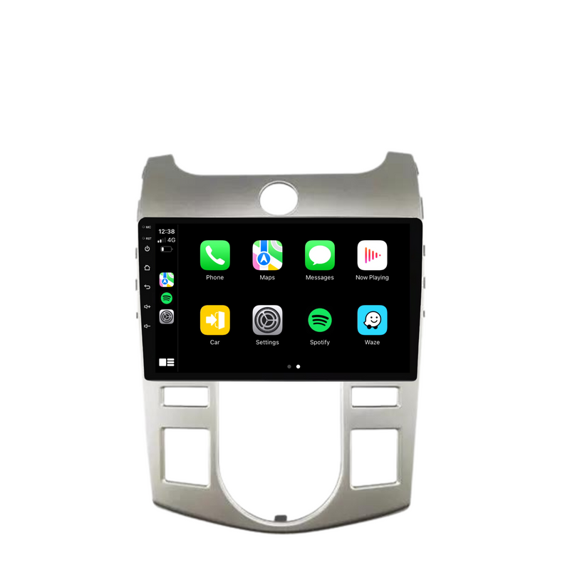 Load image into Gallery viewer, Kia Cerato AUTO AC (2008-2017) Plug &amp; Play Head Unit Upgrade Kit: Car Radio with Wireless &amp; Wired Apple CarPlay &amp; Android Auto
