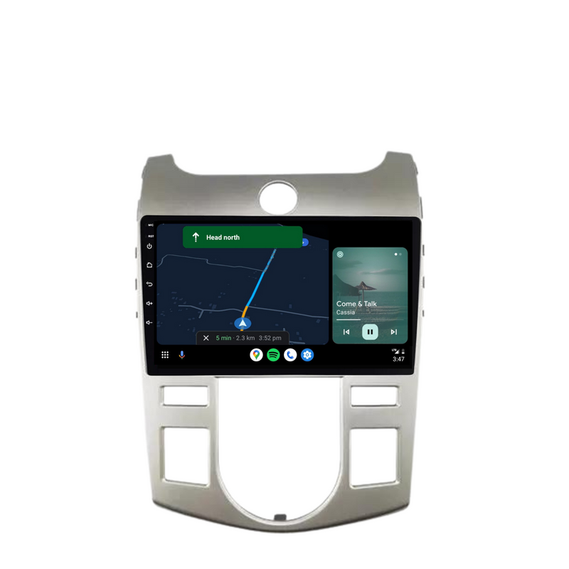Load image into Gallery viewer, Kia Cerato AUTO AC (2008-2017) Plug &amp; Play Head Unit Upgrade Kit: Car Radio with Wireless &amp; Wired Apple CarPlay &amp; Android Auto
