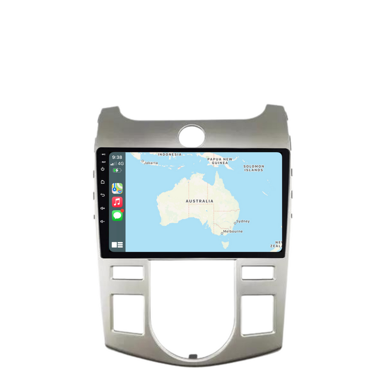 Load image into Gallery viewer, Kia Cerato AUTO AC (2008-2017) Plug &amp; Play Head Unit Upgrade Kit: Car Radio with Wireless &amp; Wired Apple CarPlay &amp; Android Auto
