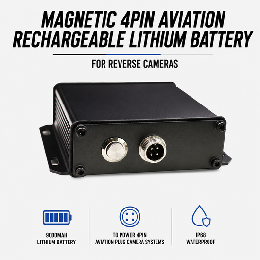 CJ INDUSTRIES 9000mAh Waterproof Magnetic Battery Pack for Wireless Camera Systems