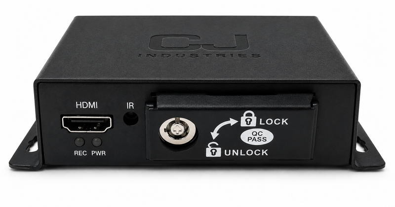 Load image into Gallery viewer, CJ INDUSTRIES 4 Channel 4-Pin Aviation Camera DVR Recorder – 1080P Vehicle Recording System for Reverse Cameras
