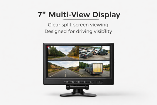 CJ INDUSTRIES 4-Channel (1080P HD) Truck Fleet Camera Monitoring System with DVR/GPS/4G and Storage