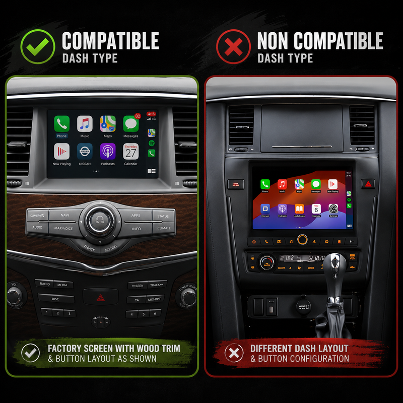 Load image into Gallery viewer, Nissan Patrol Y62 Ti / Ti-L / Warrior (2010 - 2024) 12.3" HD Plug &amp; Play Head Unit Upgrade Kit: Car Radio with Wireless &amp; Wired Apple CarPlay &amp; Android Auto
