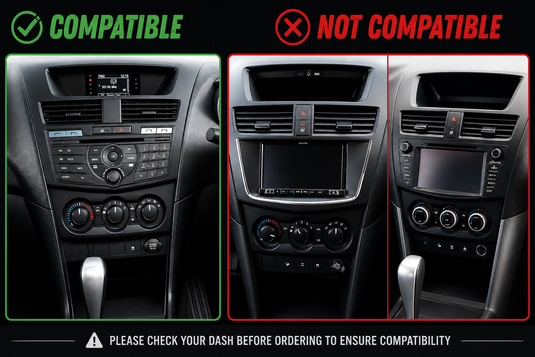 Mazda BT-50 (2012-2017) Plug & Play Head Unit Upgrade Kit: Car Radio with Wireless & Wired Apple CarPlay & Android Auto