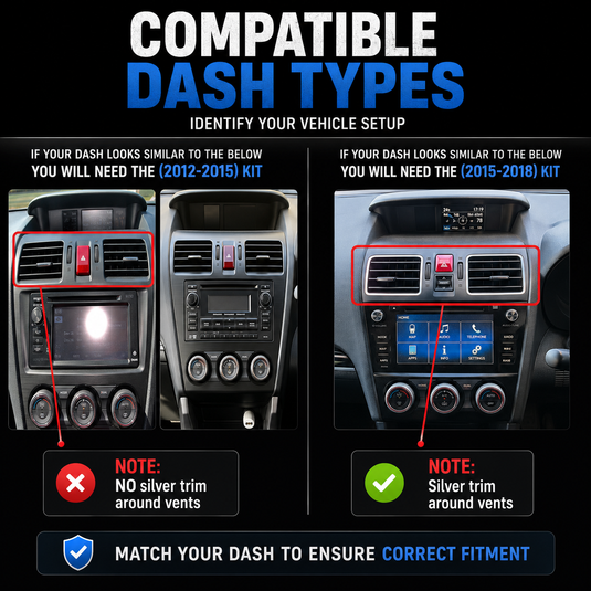 Subaru Forester/Impreza/XV/WRX/Levorg (2015-2018) Plug & Play Head Unit Upgrade Kit: Car Radio with Wireless & Wired Apple CarPlay & Android Auto