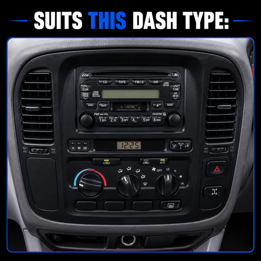 Toyota Landcruiser 100/105 Series (1998-2003) Plug & Play Head Unit Upgrade Kit: Car Radio with Wireless & Wired Apple CarPlay & Android Auto