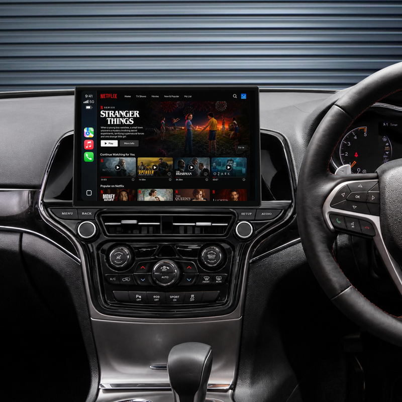 Load image into Gallery viewer, Jeep Grand Cherokee 13.1" HD Large Screen (2014-2022) Plug &amp; Play Head Unit Upgrade Kit: Car Radio with Wireless &amp; Wired Apple CarPlay &amp; Android Auto
