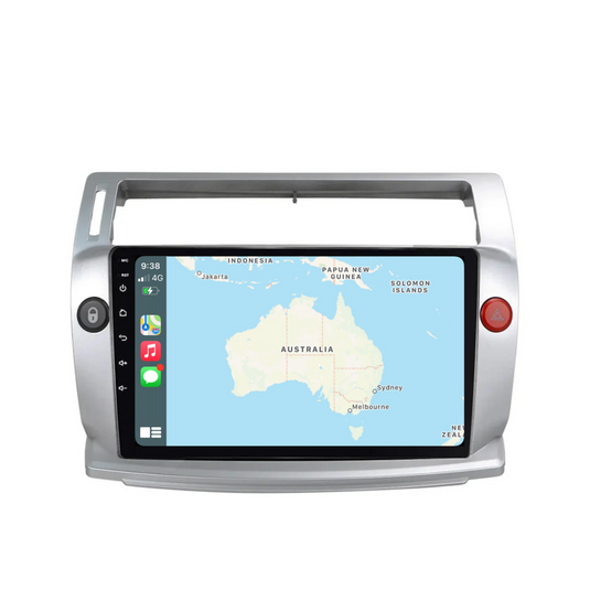 Citroen C4 (2004-2009) Plug & Play Head Unit Upgrade Kit: Car Radio with Wireless & Wired Apple CarPlay & Android Auto